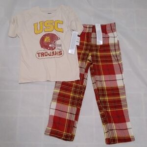 NWT USC Trojans Pajama Set